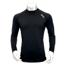 WAGENYA　裏起毛制菌コンプレッション　長袖ローネック　黒　Ｌ