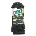 WAGENYA ソックス　DEO 消臭　５本指クルー丈 カラー　25-28cm　3足組