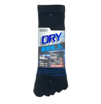 WAGENYA ソックス　DRY 通気　５本指アンクル丈 カラー　25-28cm　3足組