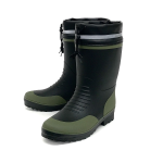 WAGEMYA　カバー付き ショート長靴　Ｌ　カーキ