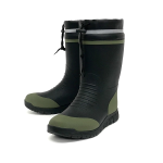 WAGEMYA　カバー付き 屈曲ソール ショート長靴　Ｍ　カーキ