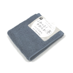 イエモア　ふわっと！ やわらか　ハンドタオル　スモークブルー