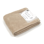 イエモア　ふわっと！ やわらか　フェイスタオル　ライトベージュ