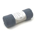 イエモア　ふわっと！ やわらか　大判バスタオル　スモークブルー