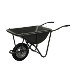 イエモア　深型一輪車　ノーパンクタイヤ