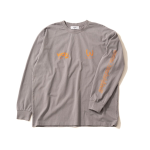 長袖Tシャツ L グレー WAGENYA Design by JOURNALSTANDARD
