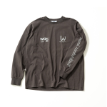 長袖Tシャツ L スミクロ WAGENYA Design by JOURNALSTANDARD