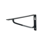 イエモア　スレンダー棚受　黒　７５×１５０