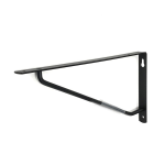 イエモア　スレンダー棚受　黒　１２０×２４０