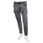 WAGENYA　コーデュラストレッチデニムジョガー　ケミカルブラック　Ｌ