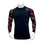 WAGENYA　吸汗速乾 コンプレッション 長袖　レッド　Ｓ