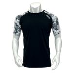 WAGENYA　吸汗速乾 コンプレッション　丸首　半袖　白カモフラ　Ｌ