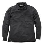 WAGENYA　ゼロドライウォーム　長袖ポロシャツ　ブラック　Ｌ