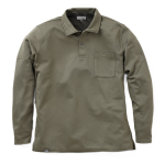 WAGENYA　ゼロドライウォーム　長袖ポロシャツ　カーキ　Ｌ