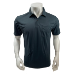 WAGENYA　ASEDRY　ポロシャツ　半袖　チャコール　L