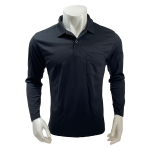 WAGENYA　ASEDRY　ポロシャツ　長袖　ブラック　Ｌ