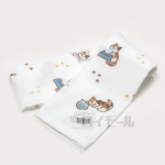 フェイスタオル　ガーゼ＆パイル　イタズラニャンコ