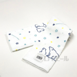 フェイスタオル　ガーゼ＆パイル　ポーラースター