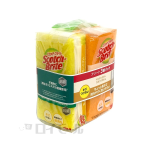 ３M　スコッチブライト　キッチンカラー　スポンジたわし　３個