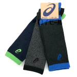 アシックス　つま先踵切替　クルー丈　消臭　３足組　２６－２８