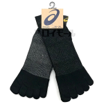 アシックス　１２丈　５本指　高耐久　杢　２足組　２６－２８