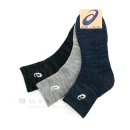 アシックス　厚地ワンポイント １４丈　３Ｐ　２６～２８ｃｍ