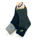 アシックス　裏起毛ラインカラー １２丈　３Ｐ　２４～２６ｃｍ