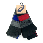 アシックス　発熱　クルー丈　５本指　２６～２８ｃｍ　２足組