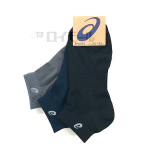 アシックス　８丈ダーク　薄地アソート　２４-２６ｃｍ　３足組