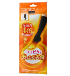 ココピタ あったか実感 レディース ハイソックス 21~23cm ブラック