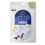 靴下サプリ　まるでこたつ　メンズ　おやすみスイッチ　２４～２７ｃｍ　ミッドナイトネイビー