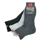 バートル ソックス　ハード　高耐久＆速乾性　無地　１２丈　アソート　３Ｐ　２４～２６ｃｍ