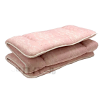 コインランドリーで 洗って乾燥できる 敷布団　シングルロング　１００×２１０　ピンク