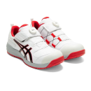 アシックス　ウィンジョブ　ＢОＡ　ＣＰ３０７　１００　ホワイト×クラシックレッド　２７.５ｃｍ