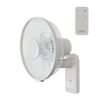 山善　ヘッドが外せる　ＡＣモーター リモコン式壁掛扇風機　グレージュ　ＹＷＸ－ＡＦ３０１（Ｃ）