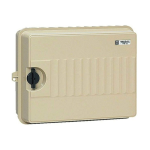 未来工業　ウオルボックス　ヨコ型　ベージュ　ＷＢ－４Ｊ