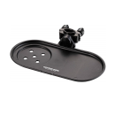 キャプテンスタッグ チェア用サイドトレー ブラック UC-1694