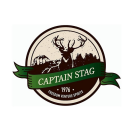 キャプテンスタッグ　CSデザインステッカー　リボンバッジ・Ｇ　７５×５７　ＵＭ－１５４７