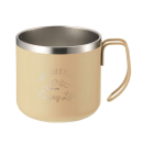 キャプテンスタッグ　モンテ　ダブルステンレスマグカップ３５０　ベージュ