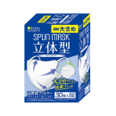 ＳＰＵＮ ＭＡＳＫ　立体型スパンレース不織布カラーマスク　ホワイト　大きめ　個別包装　３０枚入