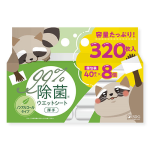 ｉＳＤＧ　除菌ウエットシート　ノンアルコールタイプ　８個パック