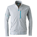 アイズフロンティア　＃３２８０　エアーダクトA.D.ストレッチ　ワークジャケット　シルバーグレー　Ｍ