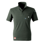 アイズフロンティア　＃５２５　パウダードライストレッチ　半袖ポロシャツ　ジェイディカーキ　Ｌ