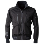 アイズフロンティア　＃5110　ヘビージャージストレッチワークジャケット　ブラック　Ｍ