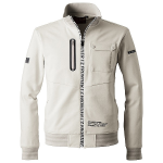 アイズフロンティア　＃５９１０　ヘビージャージーワークジャケット　シルキーベージュ　Ｍ