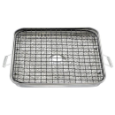 ベストコ　旬彩　こびりつきにくいもち焼き網　角型