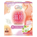 ウィズフェム よもぎ温座パット オーガニック やさしく温め 6回分