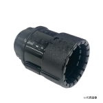 未来工業　ＰＦ管用　コネクタ　Ｇタイプ　黒　ＭＦＳＫ-２２ＧＫ