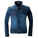 アイズフロンティア　＃７６３０　２ＷＡＹストレッチ３Ｄ　ワークジャケット　３Ｌ　インディゴブルー