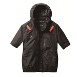 バートル　ＡＣ２０６６　エアークラフト 半袖ブルゾン　ブラック　Ｍ